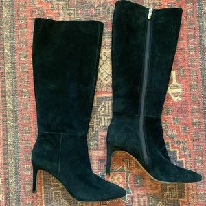Vince Camuto Suede Knee High Stiletto Boots Size 6.5